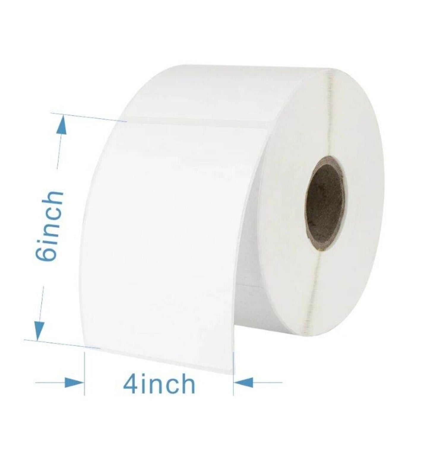 4 Rolls 4x6 Direct Thermal Shipping Labels - 250 per roll - 1000 labels