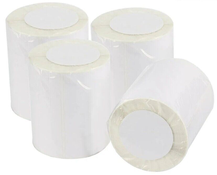 4 Rolls 4x6 Direct Thermal Shipping Labels - 250 per roll - 1000 labels