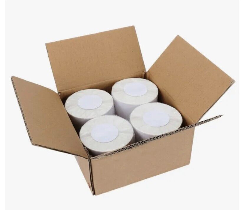 4 Rolls 4x6 Direct Thermal Shipping Labels - 250 per roll - 1000 labels