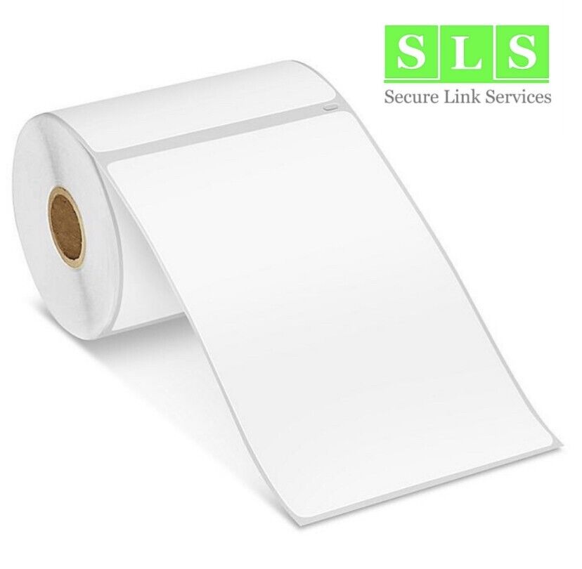 4 Rolls 4x6 Direct Thermal Shipping Labels - 250 per roll - 1000 labels